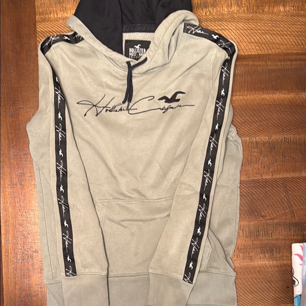 Hollister Sage Hoodie with Black Details